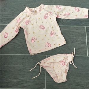 EGG by Susan Lazaro 2pc Unicorn design Swimsuit